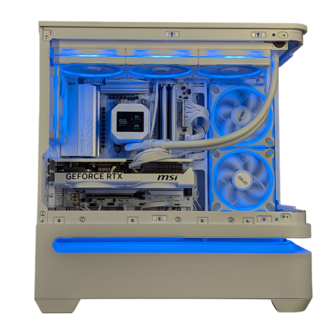 Herné PC AMD RYZEN 7 7800x3d/RTX 5070/32GB DDR5/1TB Nvme/1000W/Biela