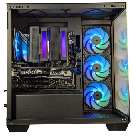 Herné PC AMD RYZEN 5 9600X/RTX 5060 Ti 8GB/16GB DDR5/500GB NVMe
