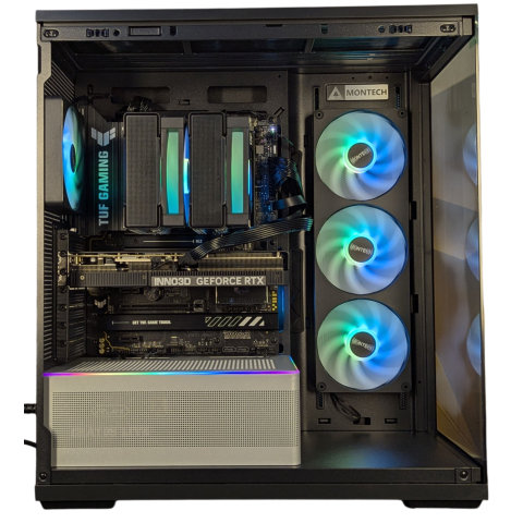 Herné PC AMD RYZEN 5 9600X/RTX 5070 12GB/32GB RAM/1TB NVMe/1000W/Win 11
