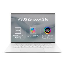 ASUS Zenbook S16 OLED/UM5606GA-OLED532W/AI7-445/16"/2880x1800/T/16GB/1TB/AMD int/W11H/White/2R