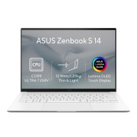 ASUS Zenbook S 14 OLED/UX5406SA-OLED701X/U7-258V/14"/2880x1800/T/32GB/512GB/Intel int/W11P/White/2R
