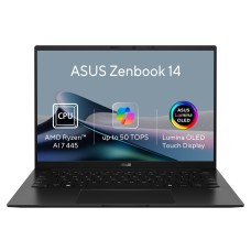 ASUS Zenbook 14/UM3406GA-OLED239WZ/AI7-445/14"/WUXGA/T/32GB/512GB/AMD int/W11H/Black/2R