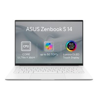ASUS Zenbook S14 OLED/UX5406AA-OLED431XZ/U9-386H/14"/2880x1800/T/32GB/1TB/Intel int/W11P/White/2R