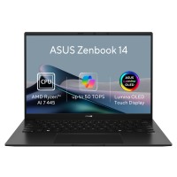 ASUS Zenbook 14/UM3406GA-OLED232W/AI7-445/14"/WUXGA/T/32GB/1TB/AMD int/W11H/Black/2R