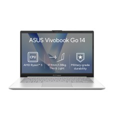 ASUS Vivobook Go 14/E1404FA-EB1808W/R3-30/14"/FHD/8GB/256GB/AMD int/W11H/Silver/2R