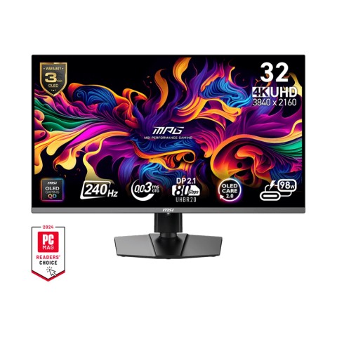 MSI MPG/322URX/31,5"/QD-OLED/4K UHD/240Hz/0,03ms/Čierna/3R