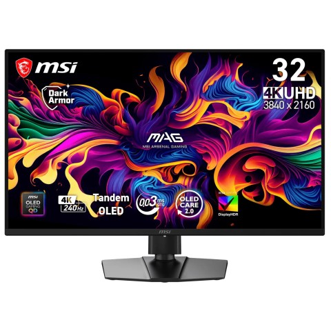 MSI MAG/321UP X24/31,5"/QD-OLED/4K UHD/240Hz/0,03ms/Čierna/3R