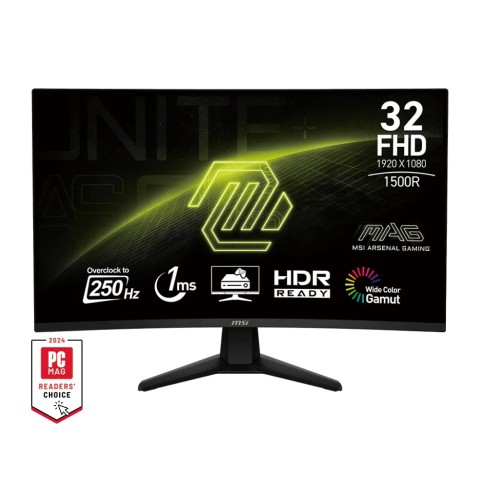 MSI MAG/32C6X/31,5"/VA/FHD/250Hz/1ms/Čierna/3R