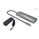 i-tec USB-C Metal Nano Docking Station 4K HDMI LAN, Power Delivery 100 W + Charger 100 W (bundle)