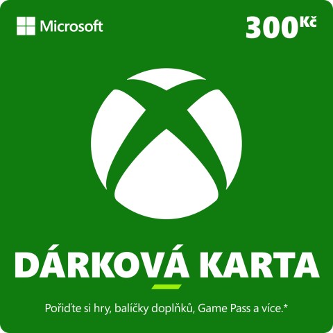 ESD XBOX - Darčeková karta Xbox 300 Kč